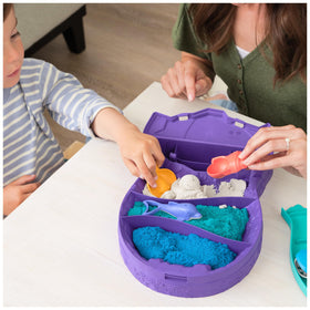 Kinetic Sand Project Planet Deep Sea stingray tool for scooping and molding