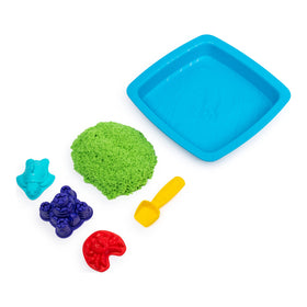 Kinetic Sand Sandbox Set shovel tool aids digging and scooping.