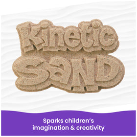 Kinetic Sand sensory bin idea with soft flowing texture.