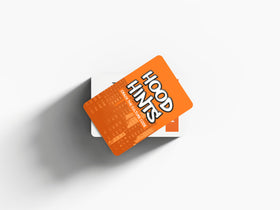 Kinfolk Hood Hints cards spread, ready to spark learning through play.