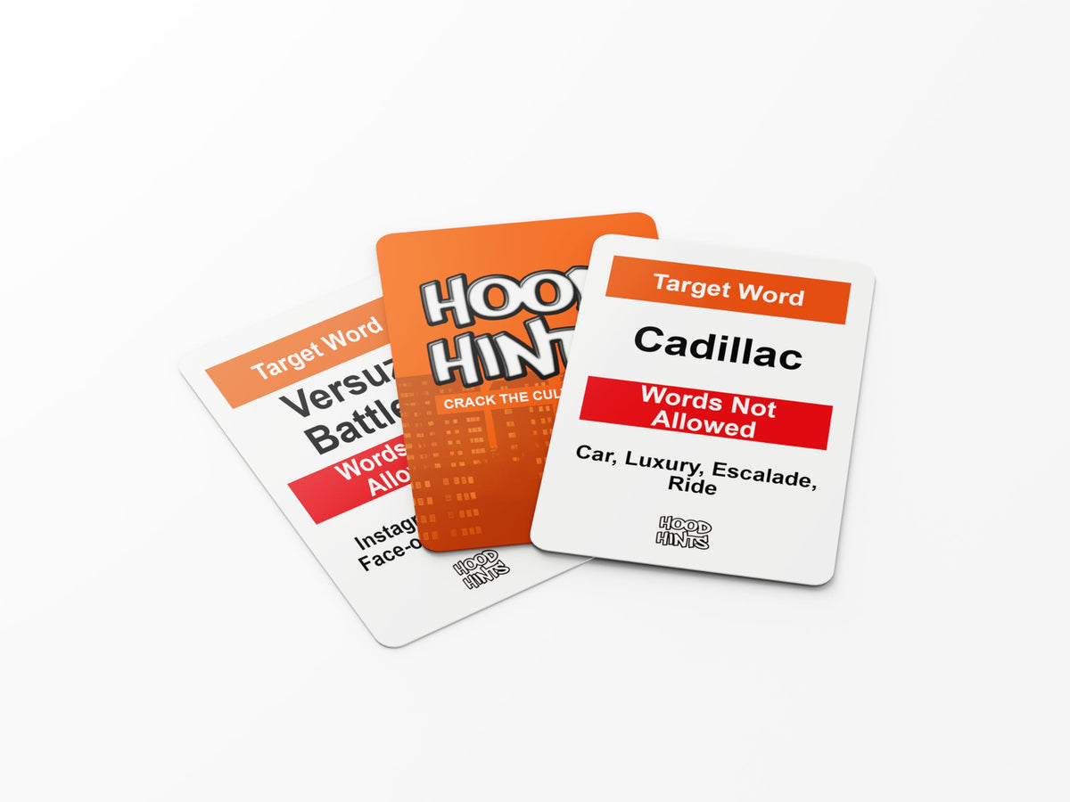 Complete Hood Hints set ready for educational and entertaining nights.