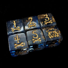 KING OF CRITS Buccaneer dice set adds character through themed artistry and high-roll aesthetics