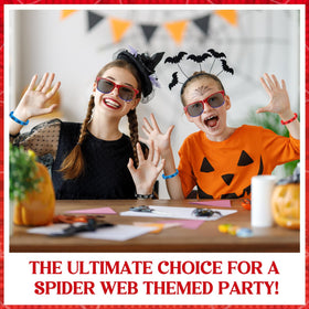 Kingdder spider web gift pack ties theme together.