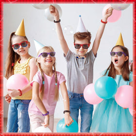 Kingdder spider web party favors enhance themed celebrations.