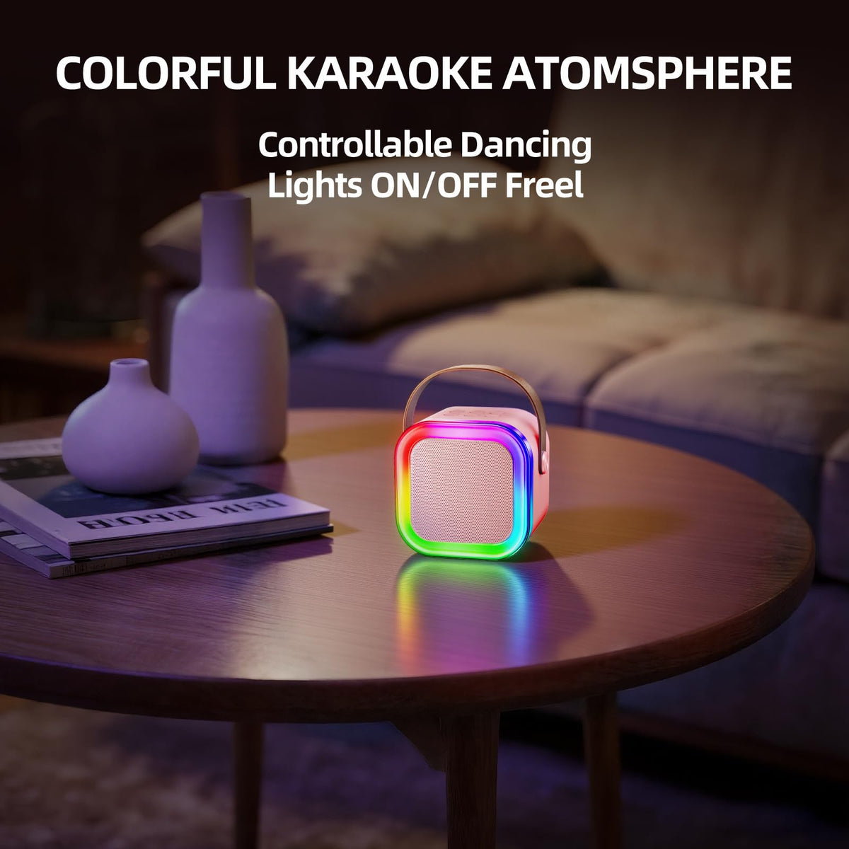 Kinglucky dual mics promote sharing and teamwork during family gatherings.