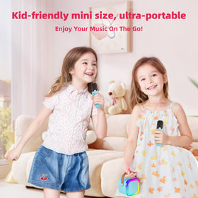 Kinglucky mini karaoke blue gift-ready packaging for birthdays.