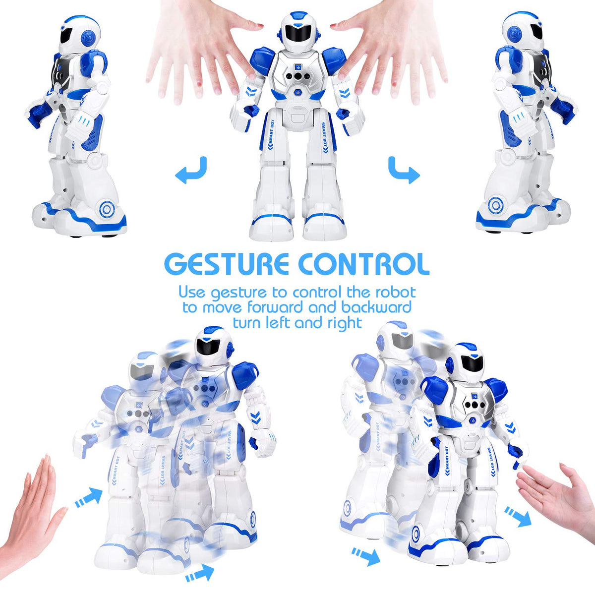 KingsDragon RC gesture remote-control for precise steering and interactive fun.