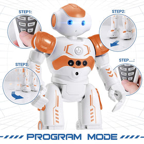 KingsDragon RC Robot dances and sings to inspire imaginative play.
