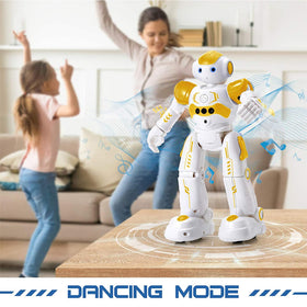KingsDragon RC robot built with durable ABS plastic for active play.