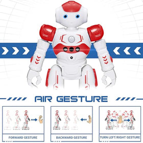 KingsDragon RC robot programming with 50 actions for creative routines.