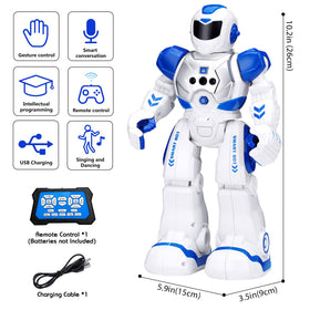 KingsDragon singing and dancing robot adds music and movement to playtime.