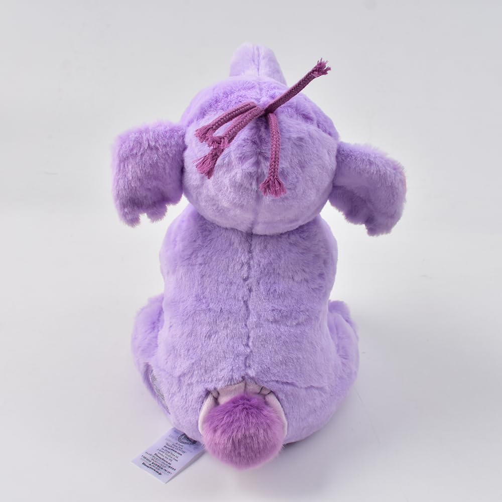 kingstuffed heffalump plush fabric closeup, showcasing soft polyester texture for gentle snuggling.