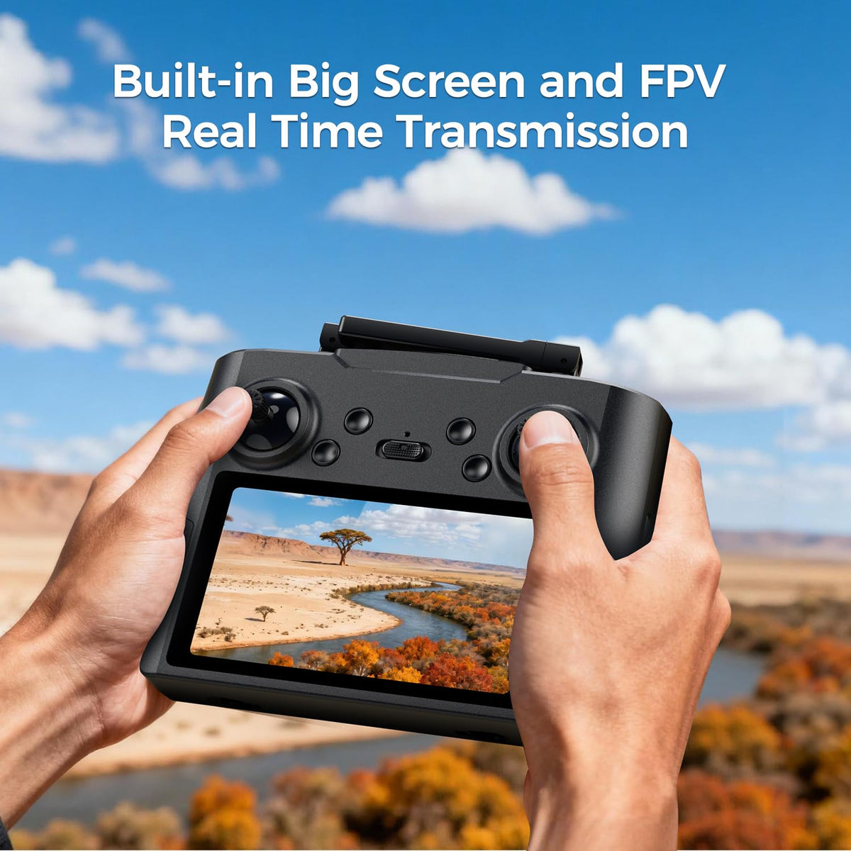 KINGULL FPV Drone 90-degree adjustable lens for flexible framing.