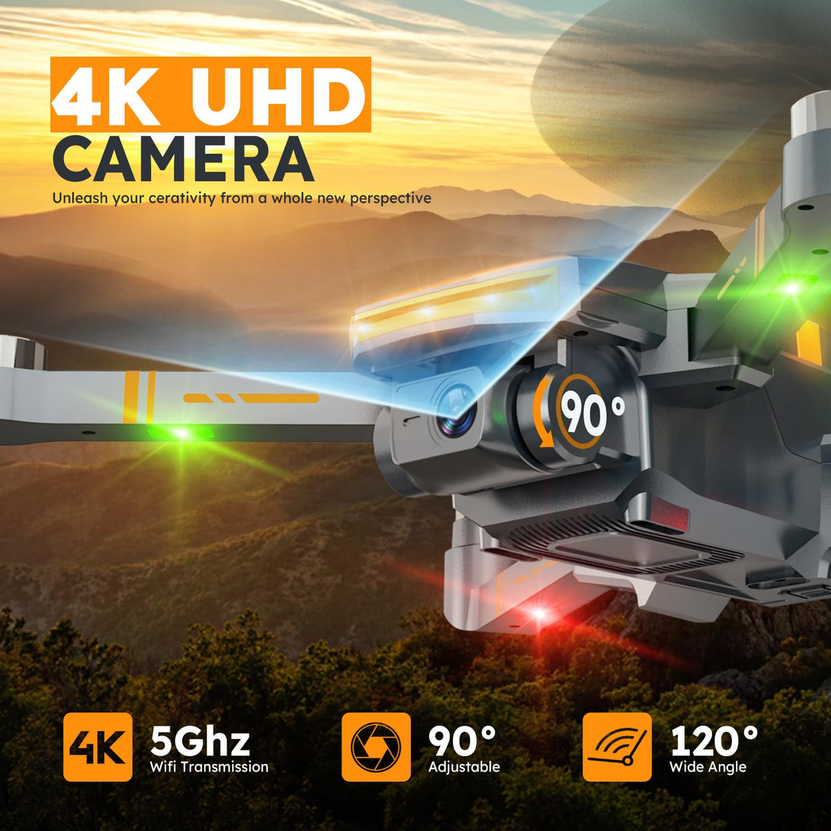 Kingull G9 with a 90 degree adjustable lens for versatile framing.