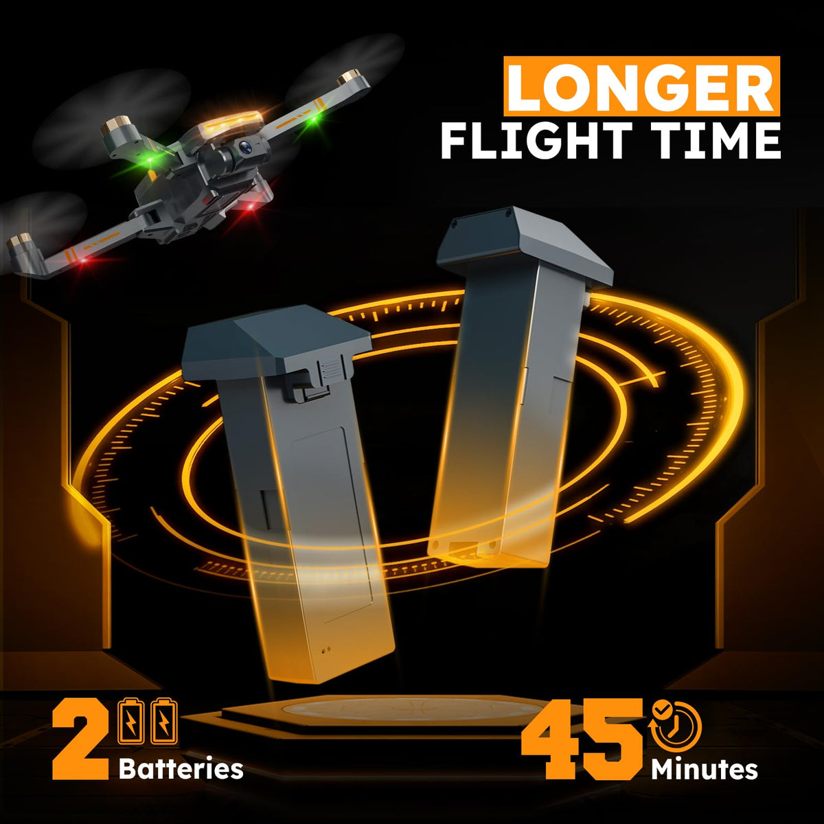 Kingull G9 travel-ready drone with compact packaging for easy transport.