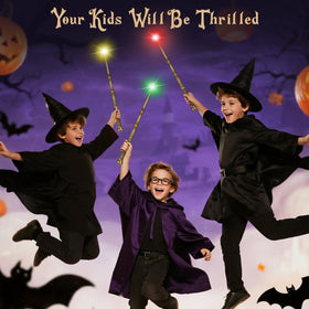 KingVows golden wand adds sparkle to costume gatherings and imaginative play.