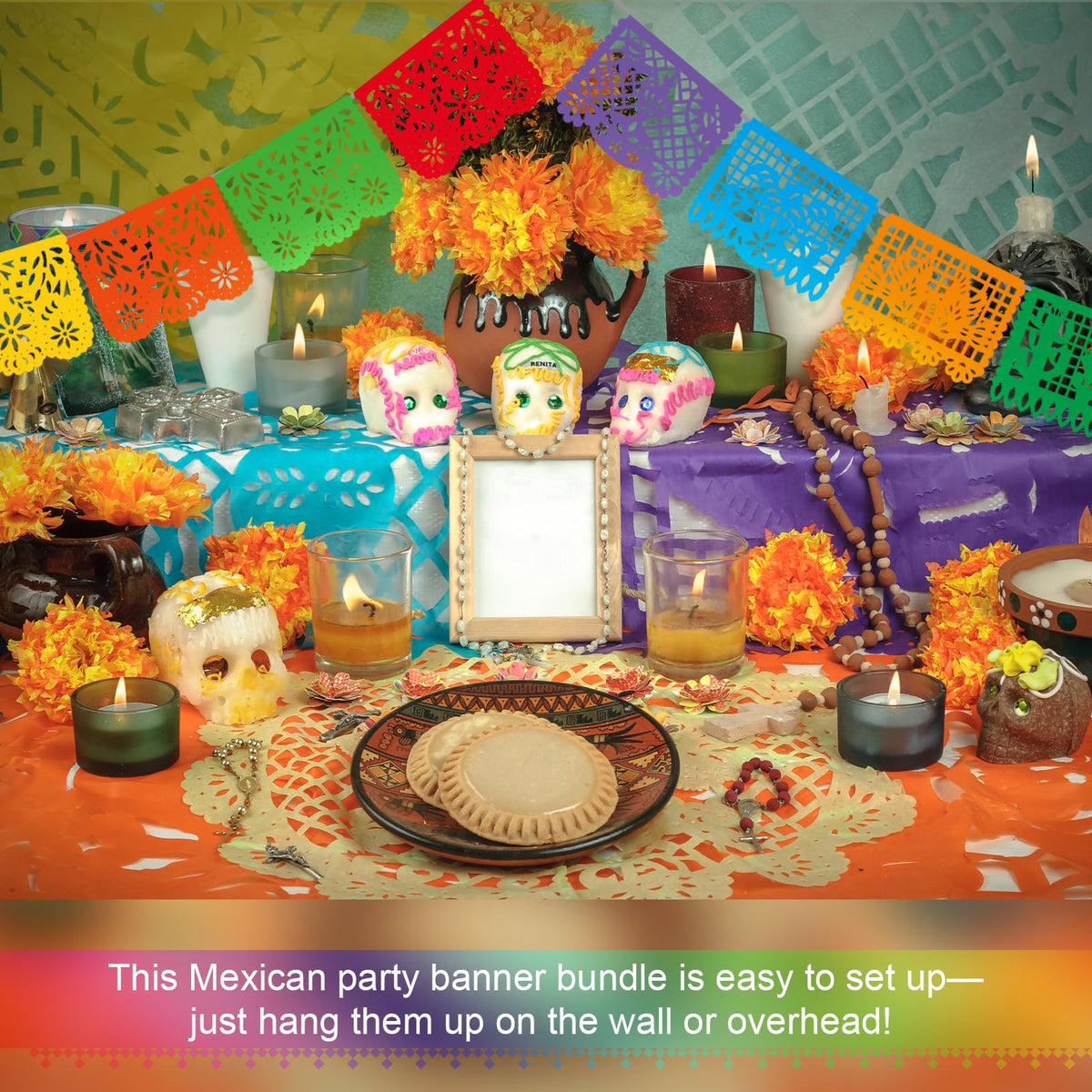 Kinlop multi-purpose decor for Cinco de Mayo and Día de Muertos.