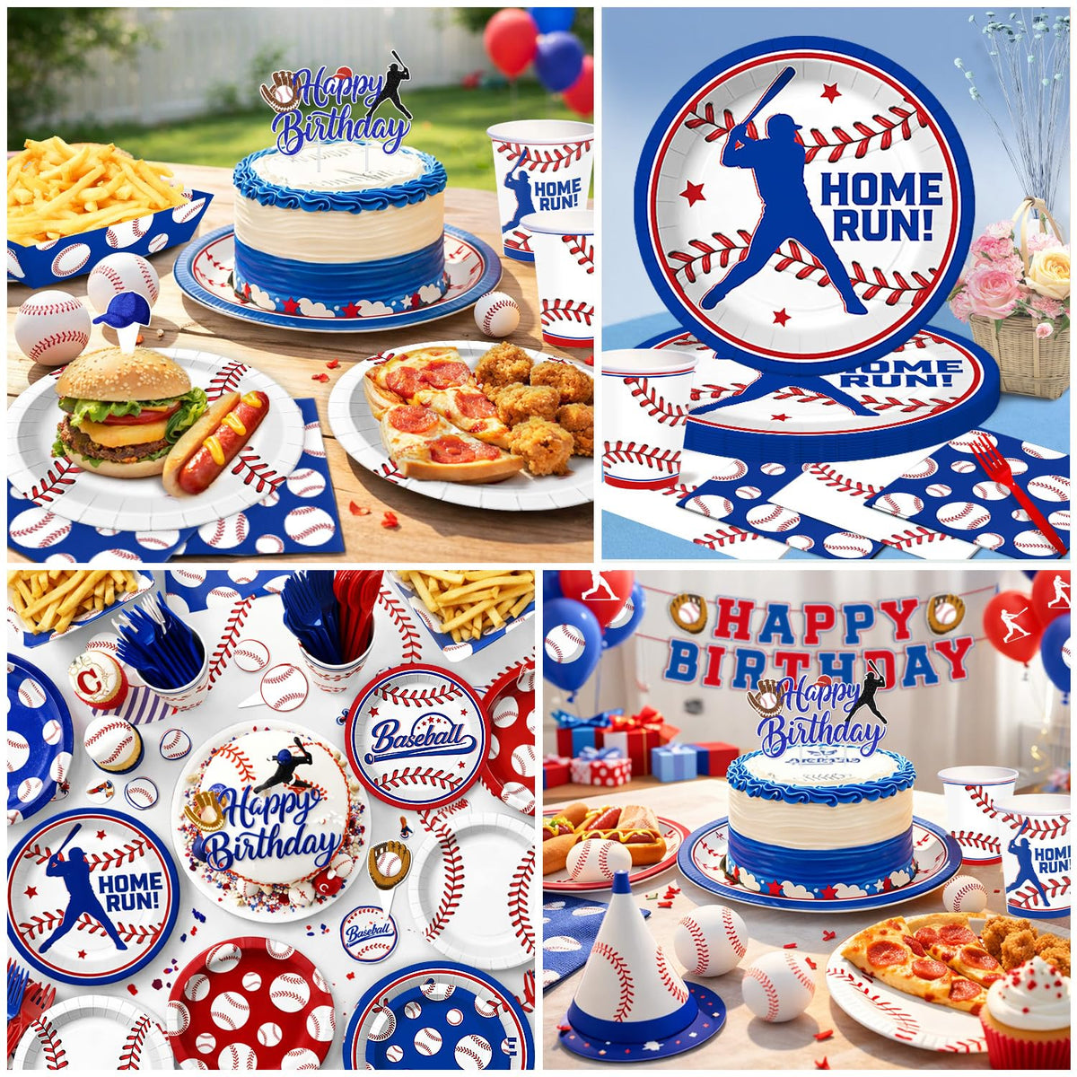 Kinovo balloon toppers and food trays complete the field-inspired setup