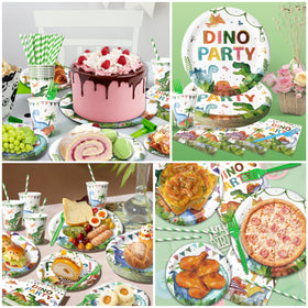 Kinovo dinosaur straws disposable yet sturdy for easy use.