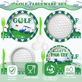 Kinovo golf dinner plates provide sturdy, stylish main course ware