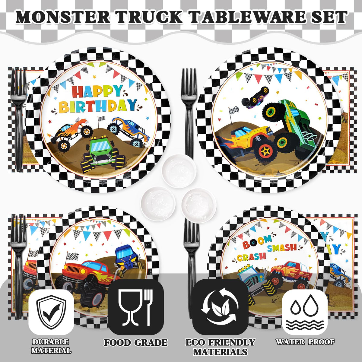Kinovo Monster Truck banner to set the party scene
