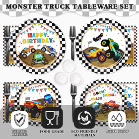 Kinovo Monster Truck banner to set the party scene
