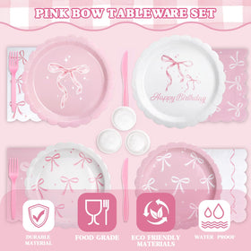 Kinovo pink banner decor perfect for photo moments and backdrop