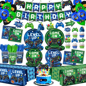 Kinovo video game banner for an immersive party backdrop.