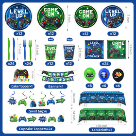 Kinovo video game dinner plates elevate meal presentation.