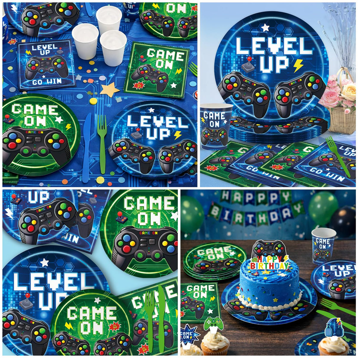 Kinovo video game napkins provide quick cleanups and themed flair.