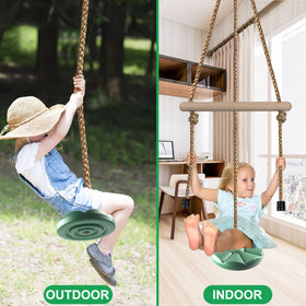 Kinspory 21-inch tree strap and carabiner included with swing set
