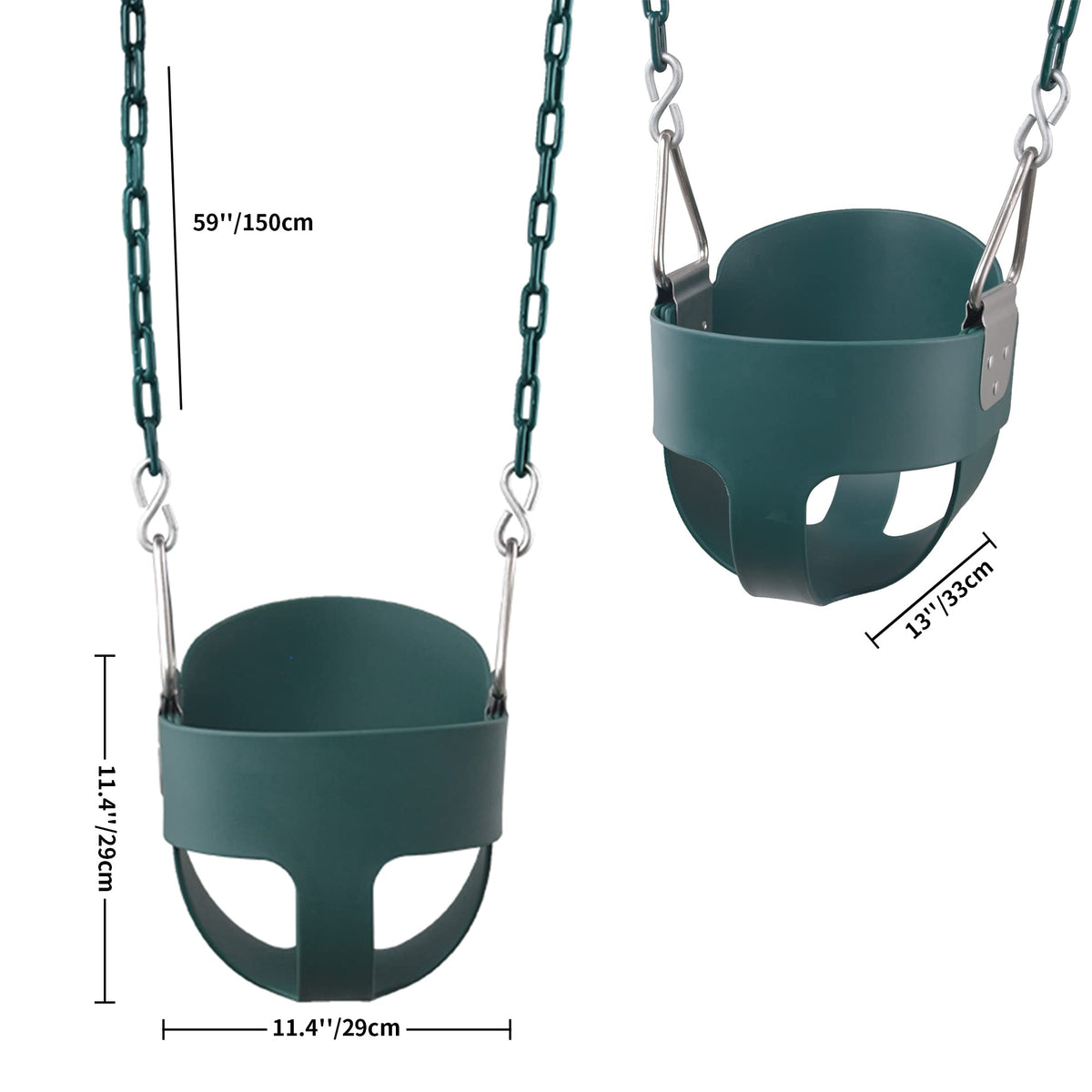 KINSPORY EVA seat with high back supports comfort during play
