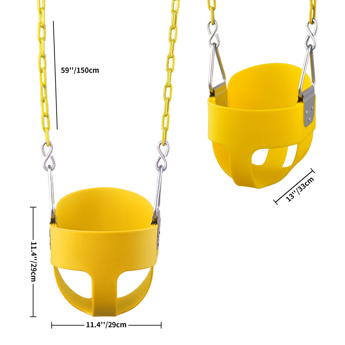 KINSPORY Toddler Swing tree straps and buckles for quick setup