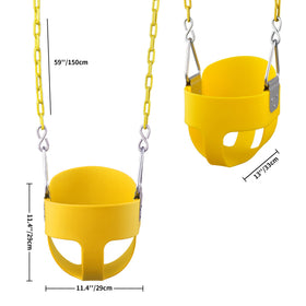 KINSPORY Toddler Swing tree straps and buckles for quick setup