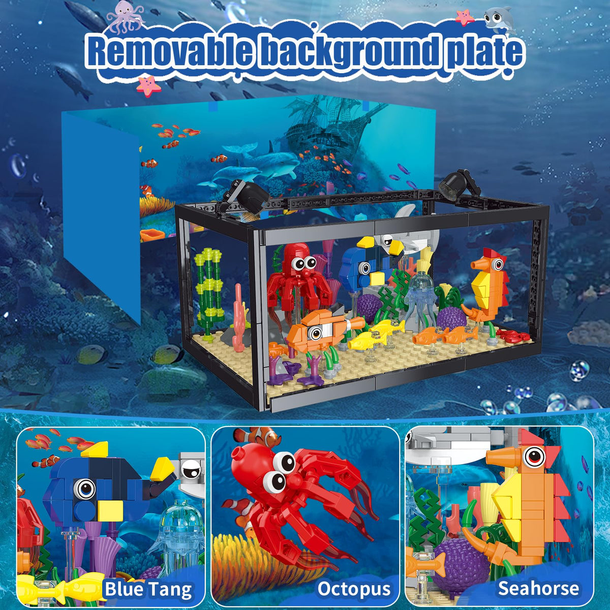 Kiothdre compact desk display doubles as decorative ocean decor