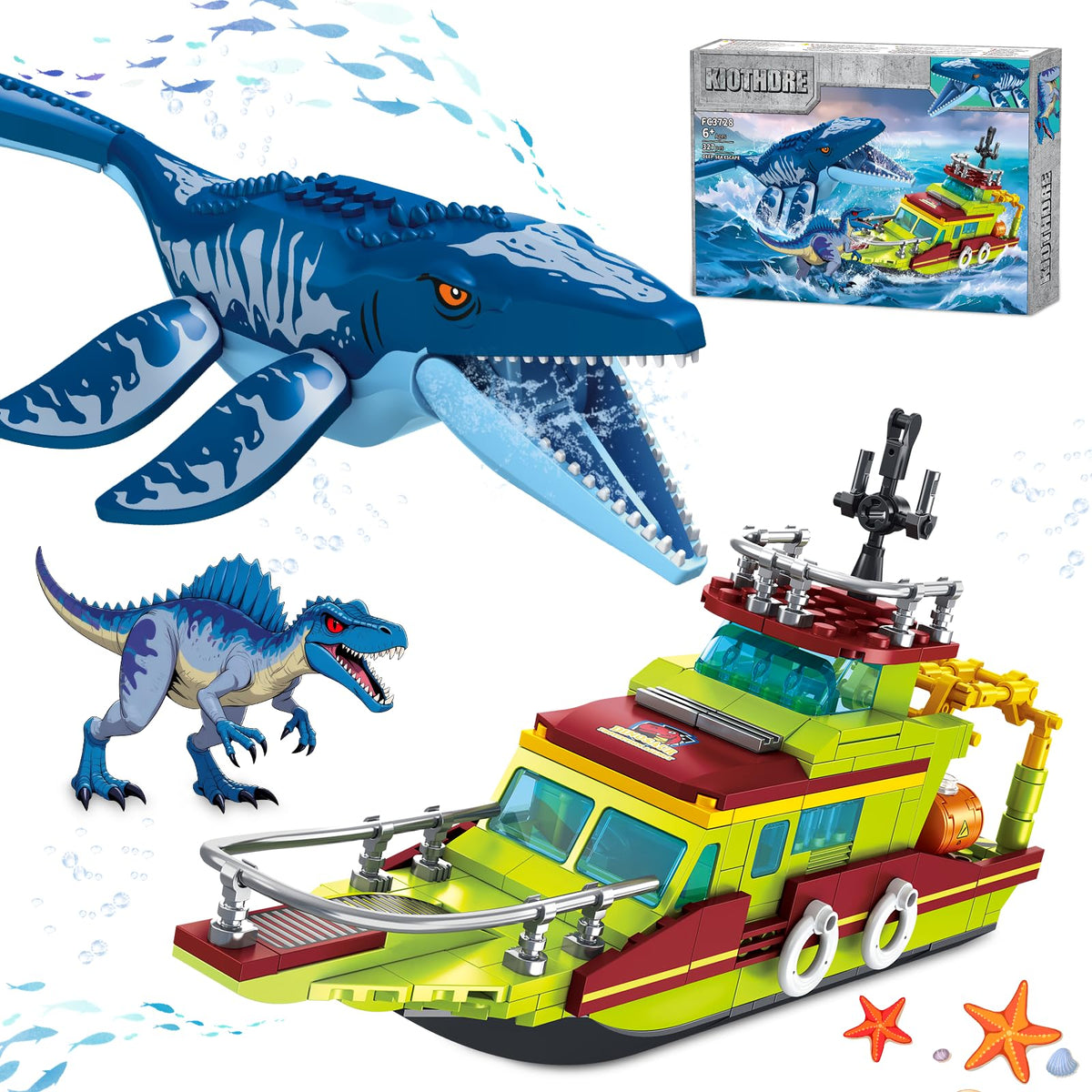 kiothdre ocean explorer boat offers versatile build for imaginative sea adventures.