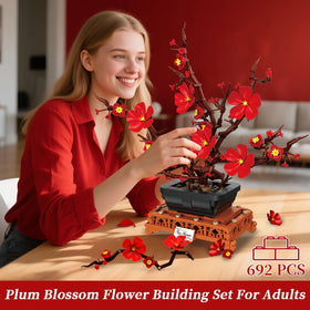 Kiothdre Plum Blossom buds and bloom stage show realistic details for a relaxing creative project.