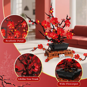 Kiothdre Plum Blossom color gradients deliver vibrant, fade-resistant hues.