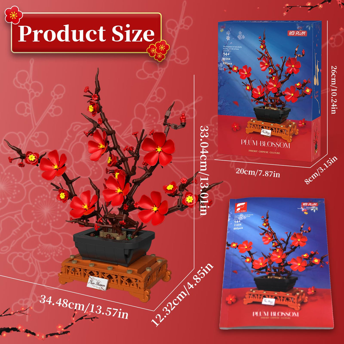 Kiothdre Plum Blossom gift set ideal for thoughtful Christmas or birthday gifts.