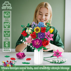 Kiothdre roses and sunflowers stems for vibrant, maintenance-free home styling