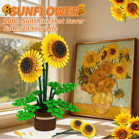 Kiothdre sunflower bouquet display – a vibrant centerpiece that enhances home or office ambiance.