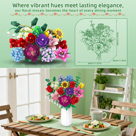 Kiothdre vivid home decor bouquet brightens spaces year-round
