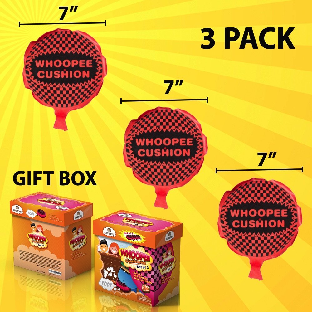 Kipi Toys Whoopee Cushion gift box pack for celebrations and gifting.