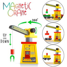 KipiPol bulldozer figurine adds dynamic, hands-on construction play.
