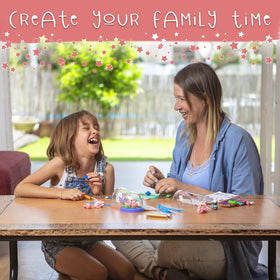 Glue and instruction book provide kid-safe crafting guidance