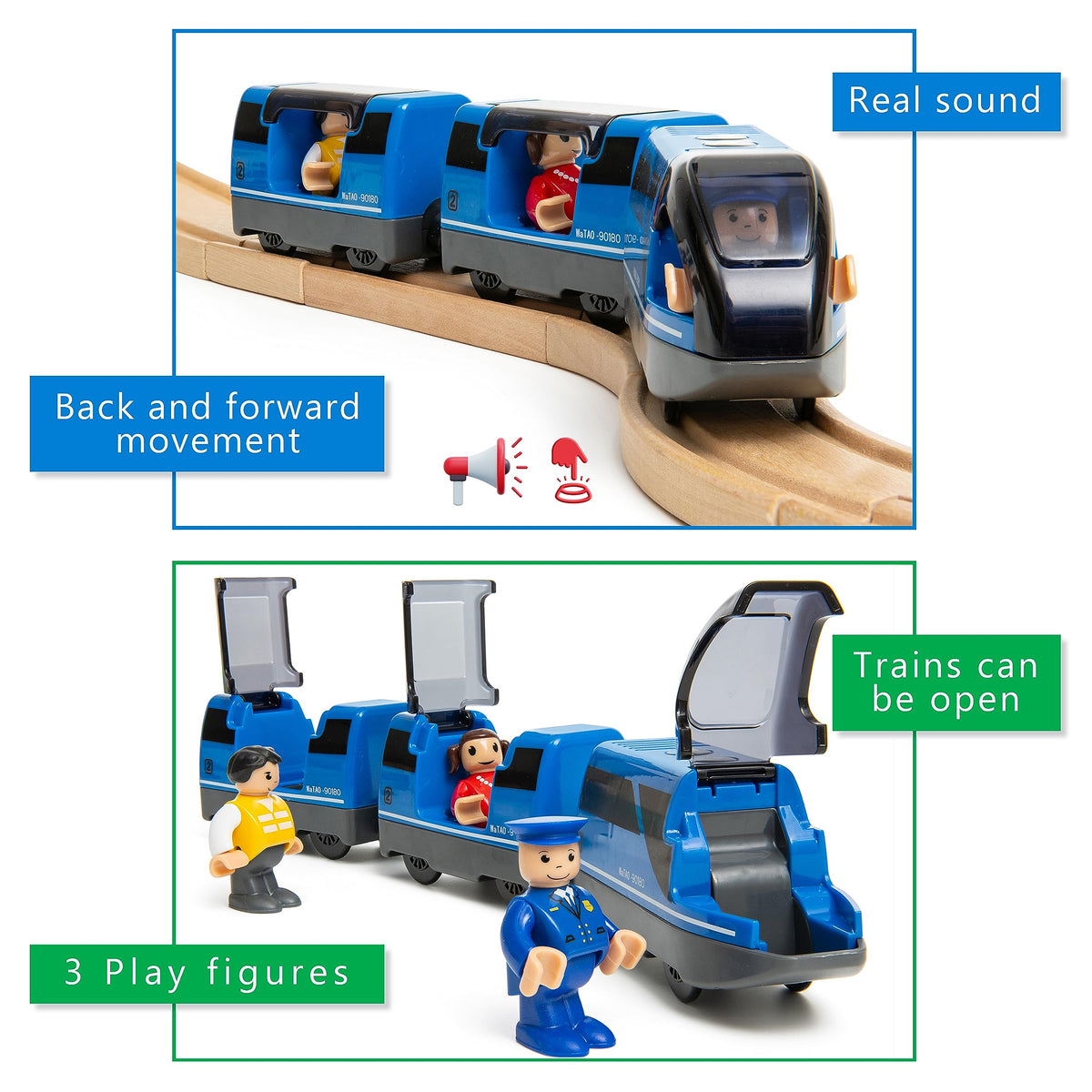 KipiPol magnetic-compatible with Thomas trains for mix-and-match play