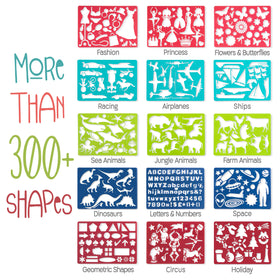 Kipipol scratch art sheets reveal vibrant colors during art time