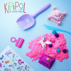 Kipipol sensory toy set with varied tools and textures