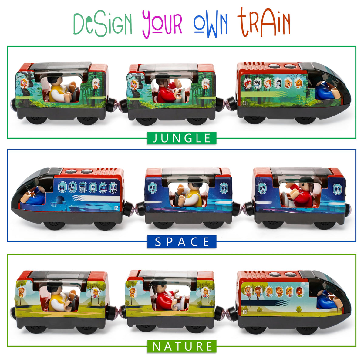 KipiPol sticker sheet two for personalized train designs