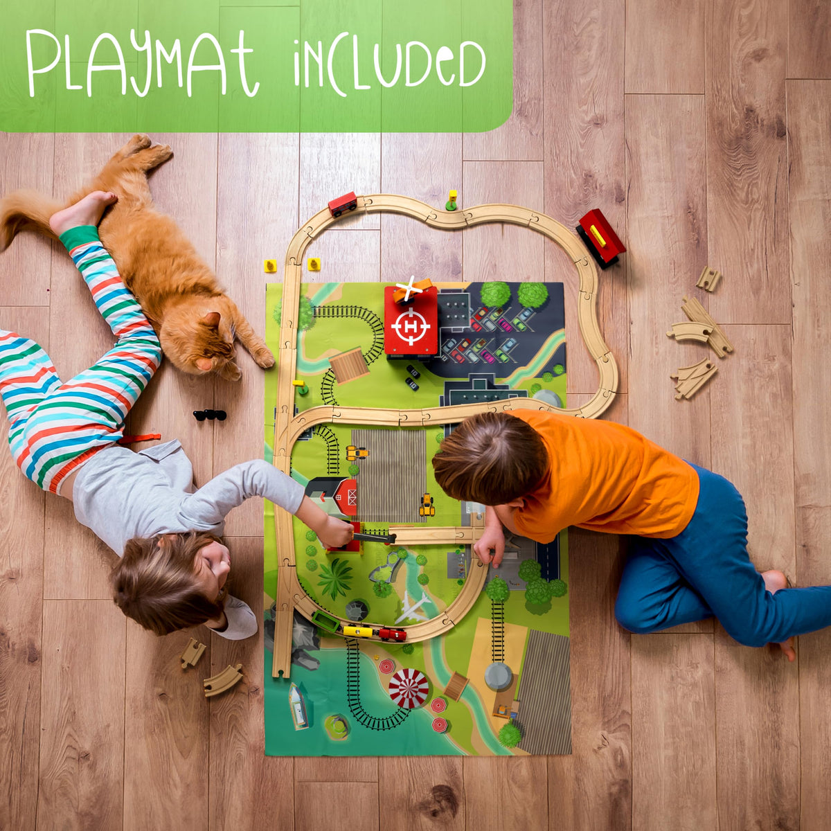 KipiPol switch-track piece for easy rerouting during playtime adventures